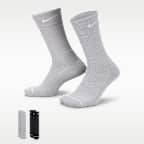 Nike Everyday Wool Cushioned Crew Socks (2 Pairs)