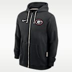 Georgia Sideline Men's Nike Dri-FIT College Full-Zip Hoodie
