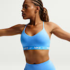 Bra deportivo ajustable con almohadillas para mujer Nike Indy Light Support