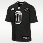 Jersey Nike de la NFL Game para niños talla grande Jahmyr Gibbs Detroit Lions Salute to Service