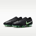 Tacos de fútbol para terreno firme de corte low Nike Tiempo Maestro Elite