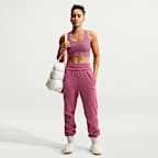 Bra deportivo de baja sujeción de líneas largas con almohadillas para mujer Nike Zenvy