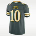 Jordan Love Green Bay Packers Rivalries Collection Men's Nike Dri-FIT NFL Limited Jersey