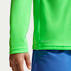 Playera de manga larga Dri-FIT UV para niño talla grande Nike Swim Hydroguard