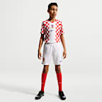 Fotbollsshorts Nike Dri-FIT Replica Kroatien 2026 Stadium Away för ungdom