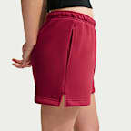 Shorts de tiro medio para mujer Nike Studio Fleece Medium Weight
