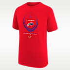 Playera Nike Dri-FIT de la NFL para niños talla grande Buffalo Bills Icon Legend Edition