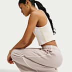 Nike Sportswear Women's Mid-Rise Wide-Leg Track Pants