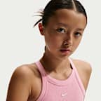 Camiseta de tirantes de cuello alto para niña Nike