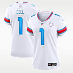 Tank Dell Houston Texans Rivalries Collection Women's Nike NFL Game Jersey