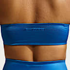 NikeSKIMS Satin Shine Dönüştürülebilir Bikini Üstü Stili Kadın Sütyeni