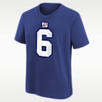 Jaxon Dart New York Giants Big Kids' Nike Football Jersey