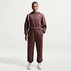 Sweat à capuche court et oversize Nike Sportswear Phoenix Fleece pour femme