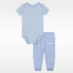 Nike Baby Striped Bodysuit and Joggers Set
