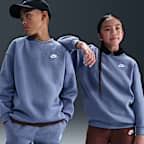 Nike Sportswear Club Fleece Big Kids' Oversized Sweatshirt