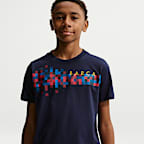 F.C. Barcelona Older Kids' Nike Football T-Shirt