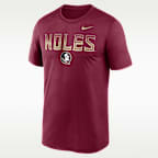 Playera universitaria Nike Dri-FIT para hombre Florida State Kinetic Mantra Legend