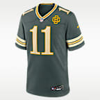 Jersey Nike de la NFL Game para hombre Jayden Reed Green Bay Packers Rivalries Collection
