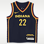 Caitlin Clark Indiana Fever Explorer Edition Little Kids' Nike WNBA Jersey