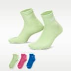 Nike Everyday Plus Cushioned Training Ankle Socks (3 Pairs)