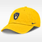 Gorra Nike de la MLB ajustable para hombre Milwakee Brewers Club