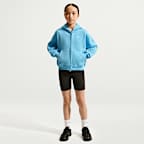 Nike Sportswear Studio Fleece Big Kids' (Girls') Oversized Full-Zip Hoodie