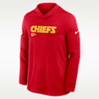 Playera de manga larga Nike Dri-FIT de la NFL con gorro para hombre Kansas City Chiefs Pure Fury Sideline