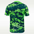 Playera de manga corta Nike de la NWSL para antes del partido para hombre Washington Spirit