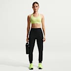 สปอร์ตบราผู้หญิงเสริมฟองน้ำ Nike Swoosh Medium Support