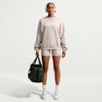 Nike Studio Fleece mittelschweres Material Oversize-Rundhalsshirt (Damen)