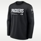 Green Bay Packers Salute to Service Sideline Coaches Men's Nike NFL Pullover Crew