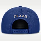Gorra Nike de la MLB ajustable con estructura A-Frame para hombre Texas Rangers Cooperstown Rise