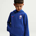 Sudadera con gorro sin cierre de fútbol Nike para niño talla grande Korea Club