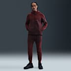 Chamarra Windrunner de tejido Fleece de cierre completo para hombre Nike Tech