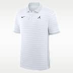 Atlanta Braves Authentic Collection Striped Victory Men's Nike Dri-FIT MLB Polo