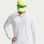 Sudadera de cuello redondo de correr Dri-FIT tipo waffle para hombre Nike Stride