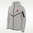 Alabama Tech Fleece Windrunner Men's Nike College Full-Zip Hooded Jacket