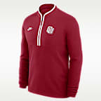 Oklahoma Courtside Men's Nike Dri-FIT College Half-Zip Top