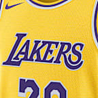 ロサンゼルス レイカーズ アイコン エディション メンズ ナイキ Dri-FIT NBA スウィングマン ジャージー