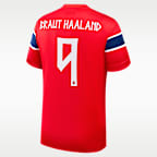 Erling Braut Haaland Norway National Team 2026 Stadium Home Men's Nike Dri-FIT Soccer Jersey
