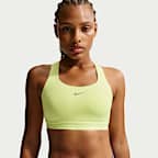 Bra deportivo de alta sujeción con forro ligero para mujer Nike Swift