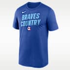 Atlanta Braves City Connect Team Phrase Script Men's Nike Dri-FIT MLB T ...