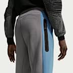 Nike Tech Men's Colour-Block Open-Hem Fleece Trousers