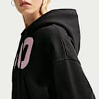 Nike Studio Fleece Medium Weight  Women's Oversized Cropped Full-Zip Sweatshirt