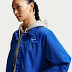 เสื้อแจ็คเก็ตโค้ชทรงหลวมผู้หญิง Nike Sportswear