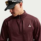 Playera de senderismo Therma-FIT de medio cierre para hombre ACG Wolf Grid