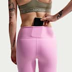 Nike One Mallas cortas de 13 cm y talle alto - Mujer