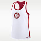 Camiseta de tirantes universitaria Nike Dri-FIT con espalda deportiva para mujer Alabama