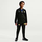 Inter Mailand Strike Third Nike Dri-FIT Fußball-Trainingsanzug aus Strickmaterial (ältere Kinder)