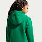 Sudadera con gorro sin cierre para niños talla grande Nike Sportswear Club Fleece